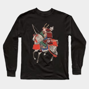 Samurai on horseback Long Sleeve T-Shirt